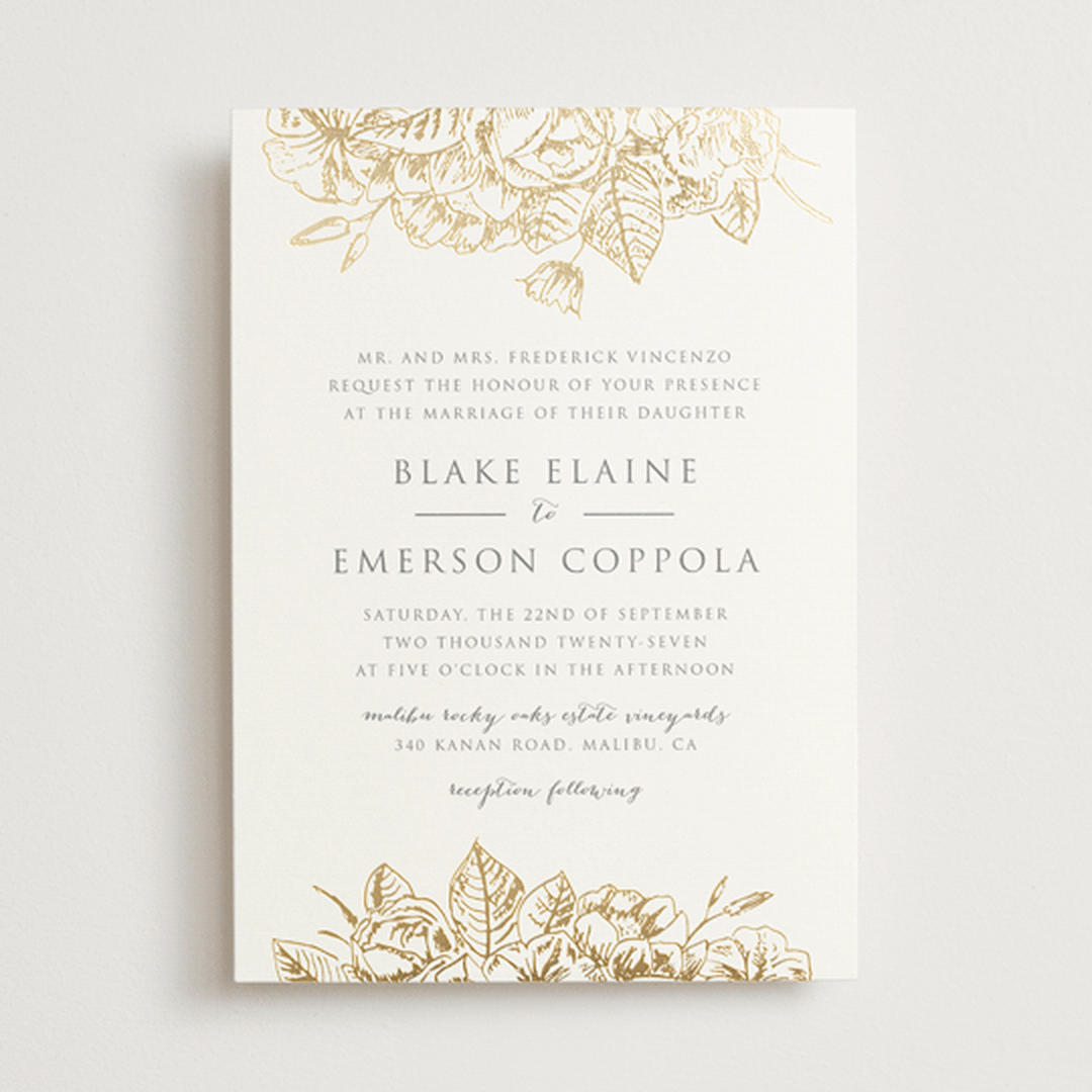 Gilded Wildflowers