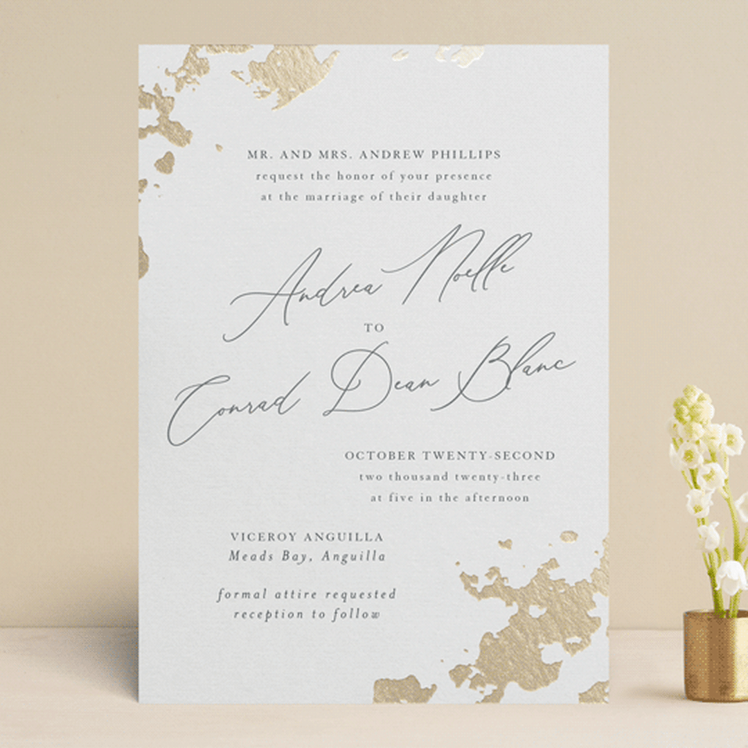"far and away" - Wedding Invitations in Lily by Design Lotus - Front