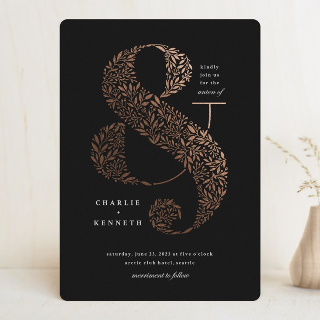 Floral Ampersand