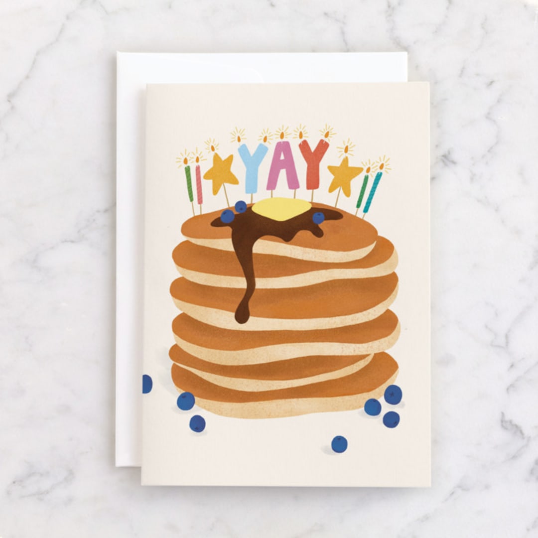 "You Stack Up" - Single Greeting Cards in Sienna by Ana Peake - Front