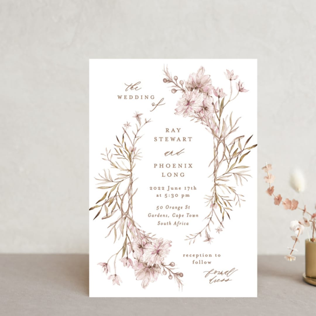 "ring box" - Wedding Invitations in Sunset by Phrosné Barwood - Front