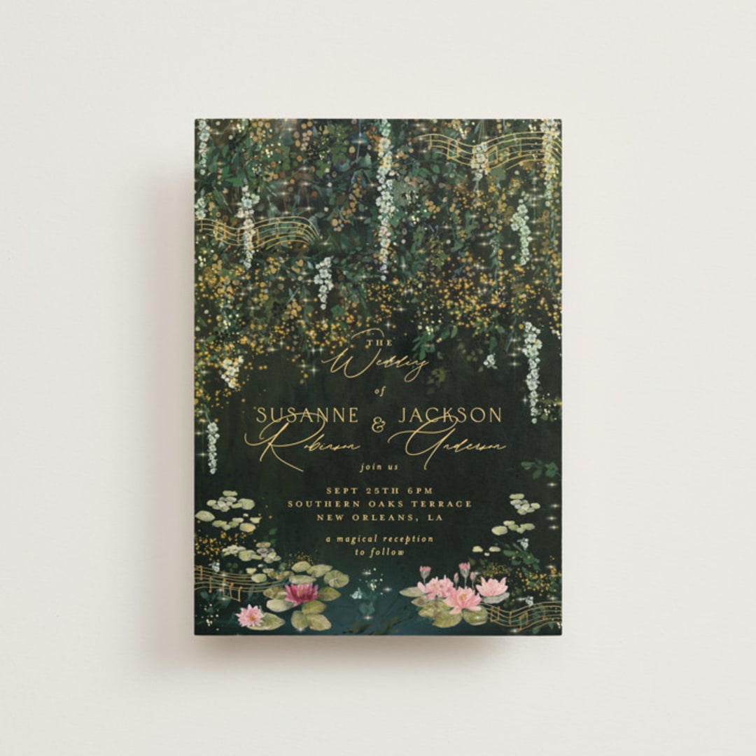 "New Orleans from Disney's Princess and The Frog" - Wedding Invitations in Mystic by Phrosné Barwood - Front
