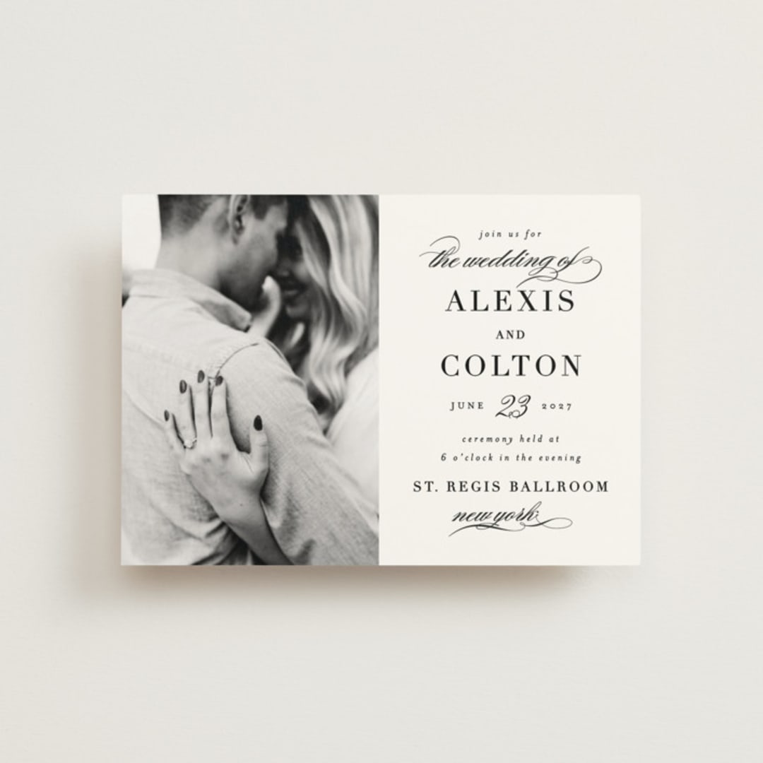 "Charming" - Wedding Invitations in Pearl by AK Graphics - Front