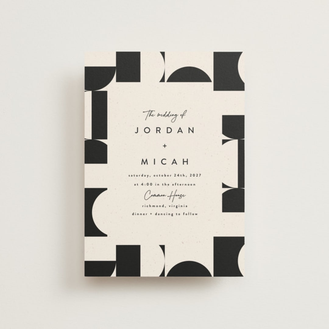 "Kenai" - Wedding Invitations in Shadow by Carly Reed Walker - Front