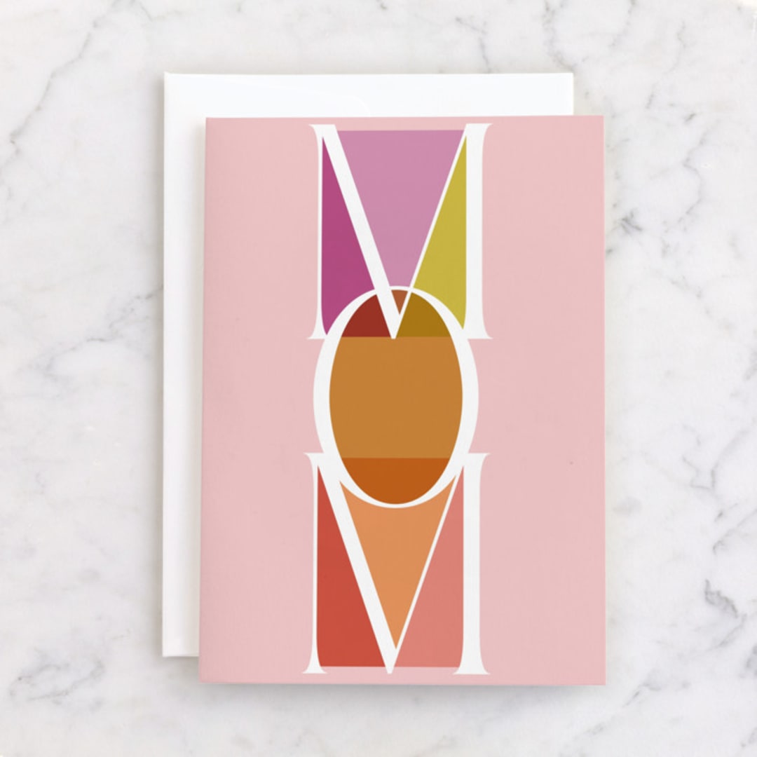 "Stained Glass" - Single Greeting Cards in Candy by Morgan Kendall - Front