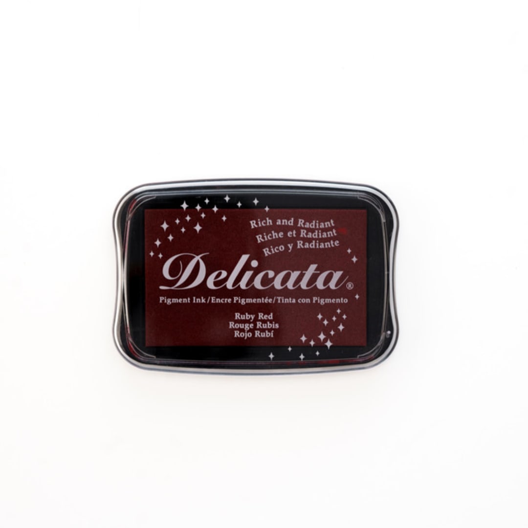 "Delicata Ruby Red Ink Pad" - Ink Pads in gray by Paper Sushi