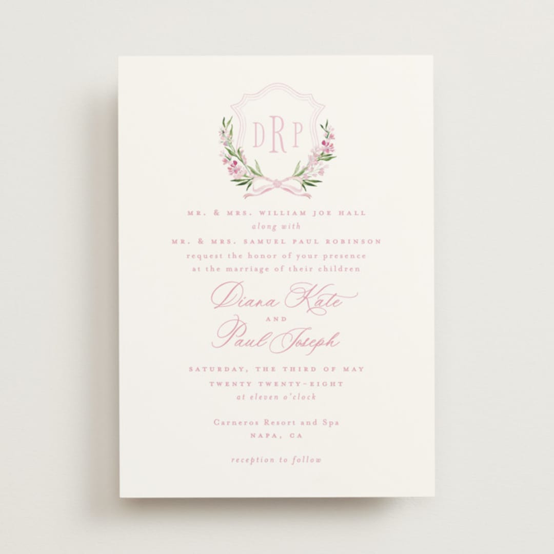 "Lavender" - Wedding Invitations in Jasper by Claudia Orengo - Front