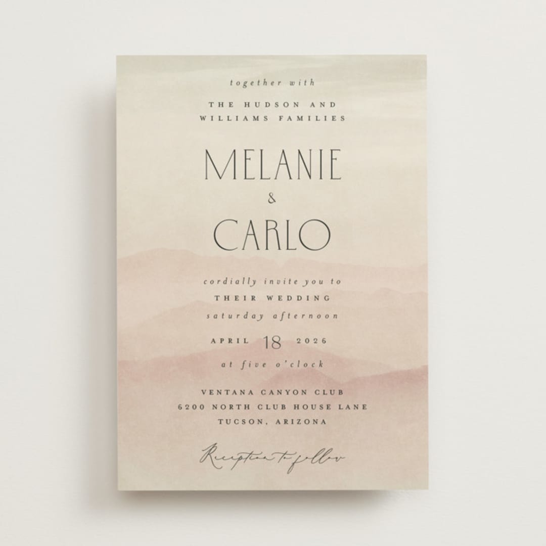 "desert dream" - Wedding Invitations in Sand by Maja Cunningham - Front