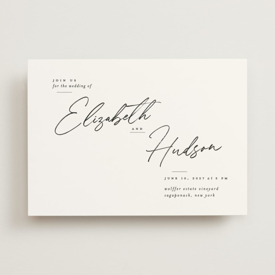 "Macaron" - Wedding Invitations in Snow by Nicoletta Savod - Front