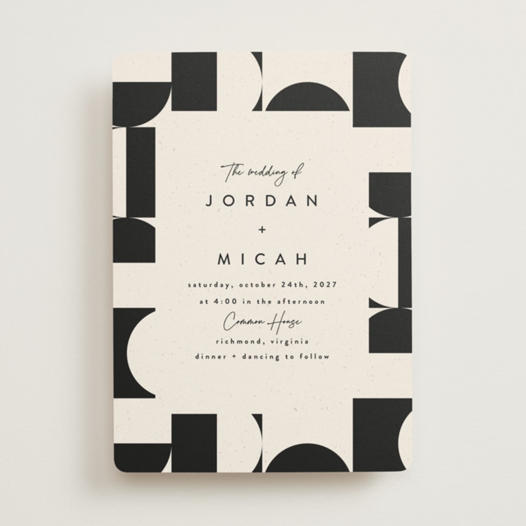 "Kenai" - Wedding Invitations in Shadow by Carly Reed Walker - Front