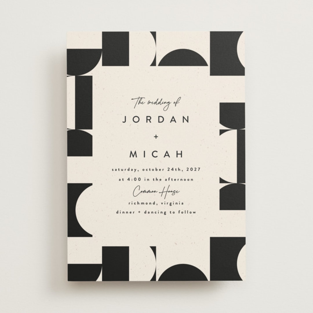 "Kenai" - Wedding Invitations in Shadow by Carly Reed Walker - Front