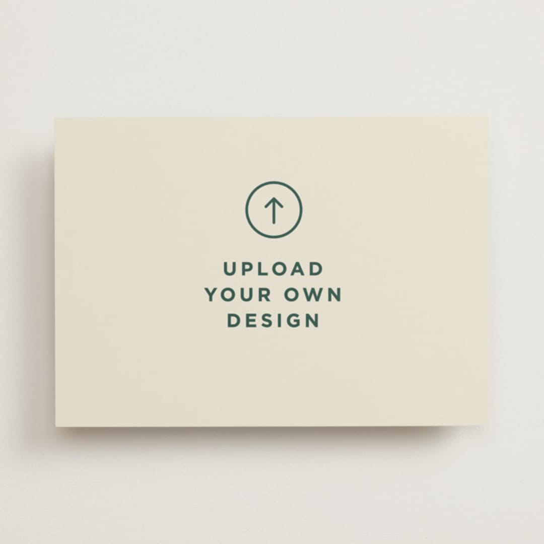 "Upload Your Own Design" - Wedding Invitations in A by Minted - Front
