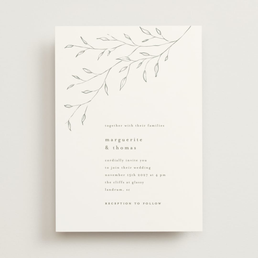 "tortina" - Wedding Invitations in Aqua Mist by chocomocacino - Front