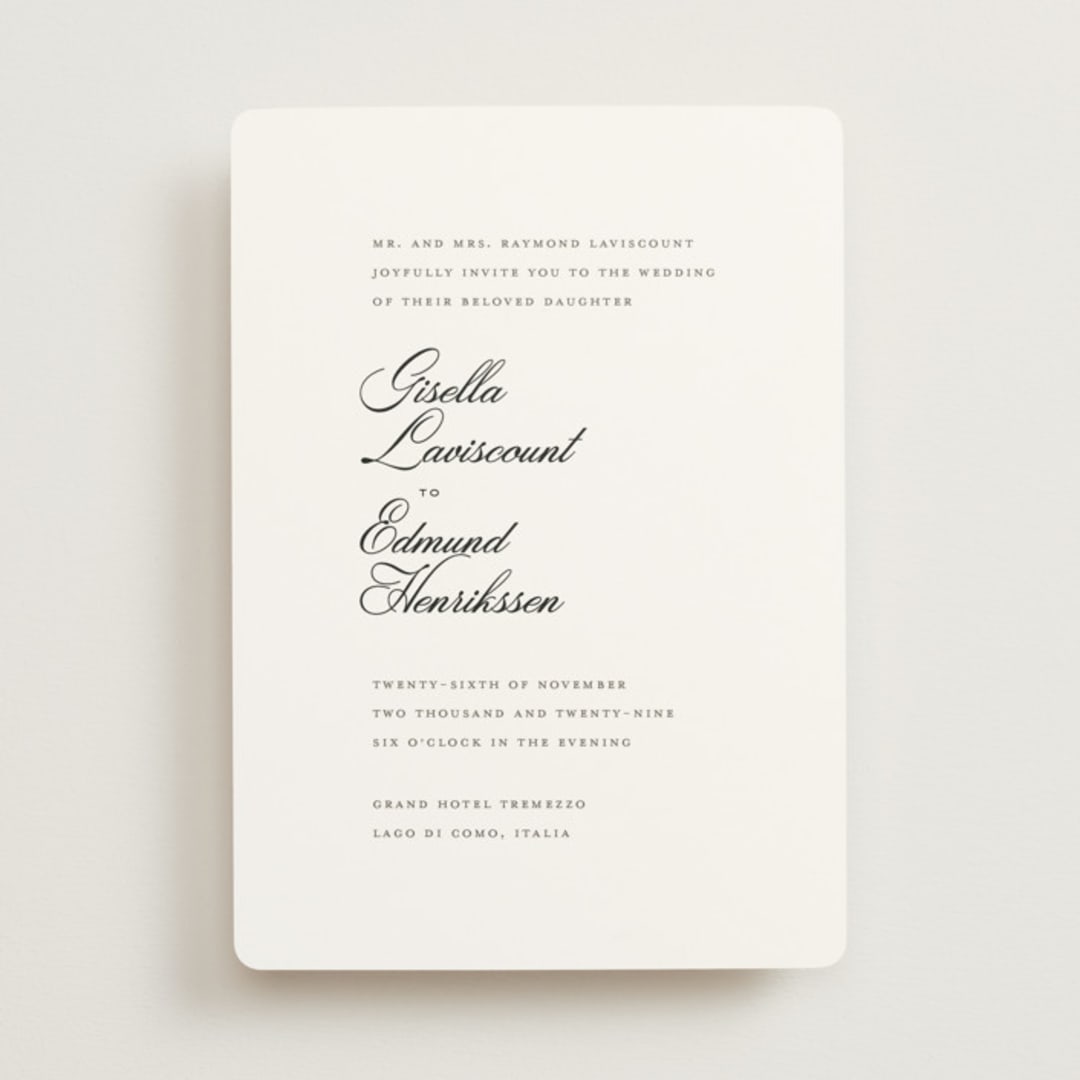 "gregada" - Wedding Invitations in Salt by chocomocacino - Front