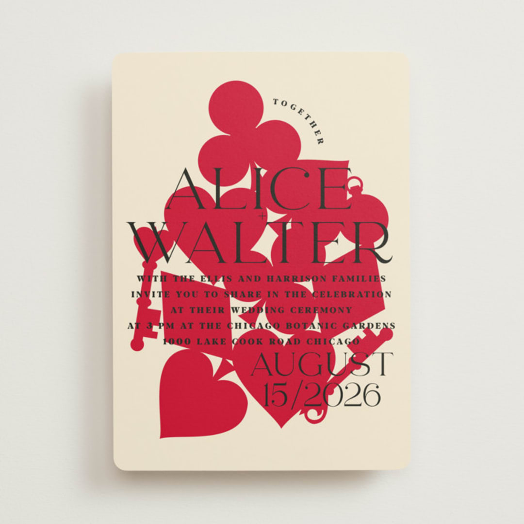 Pair of Hearts from Disney's Alice In Wonderland