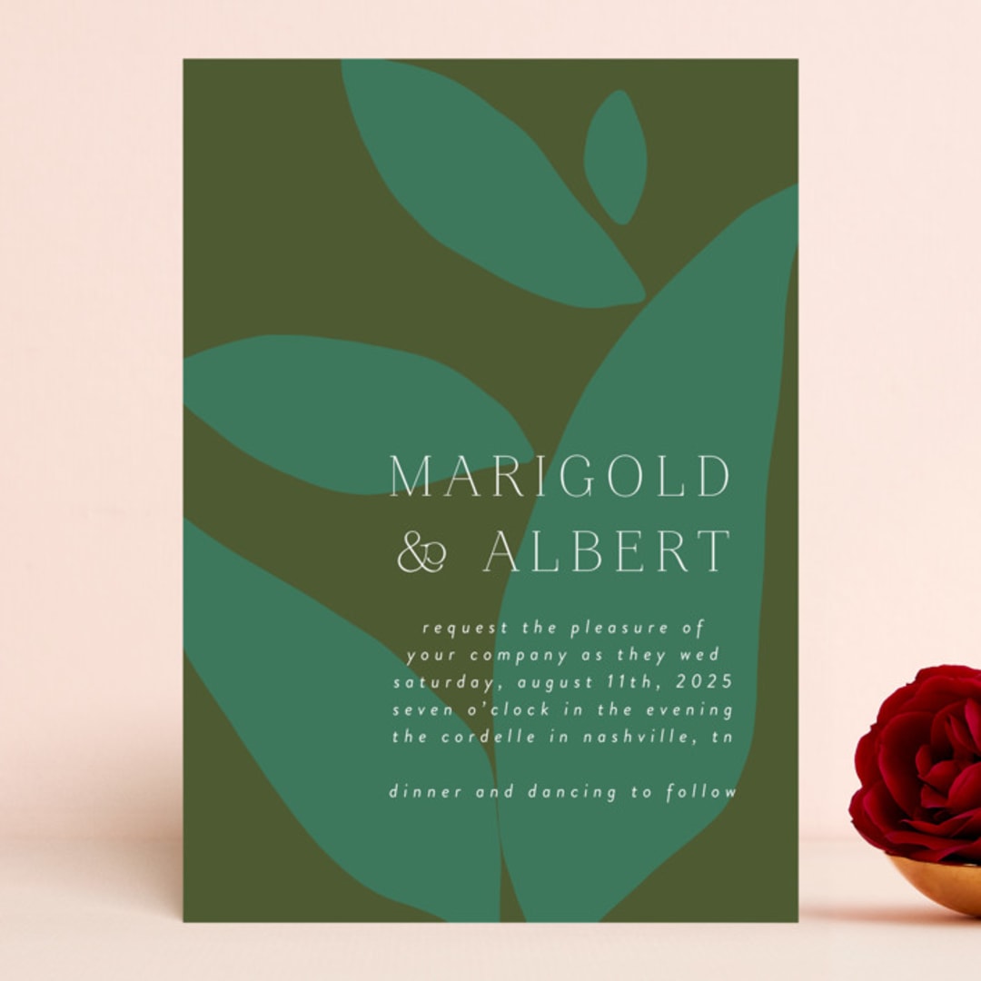 "botanica" - Wedding Invitations in Jungle by Morgan Kendall - Front