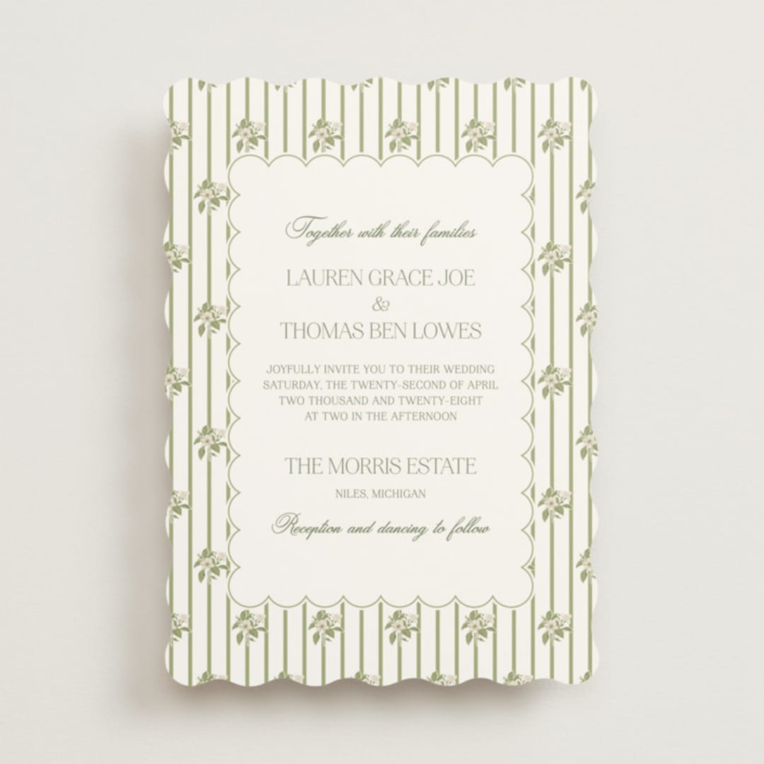 "Summer Fields" - Wedding Invitations in Petal by Lisa Joanna Harrison - Front