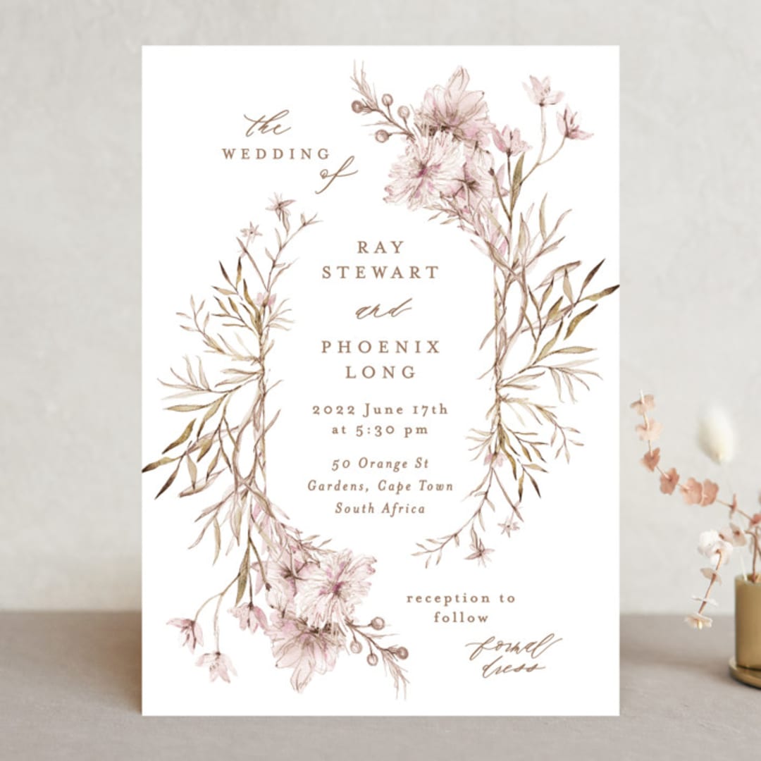 "ring box" - Wedding Invitations in Sunset by Phrosné Barwood - Front