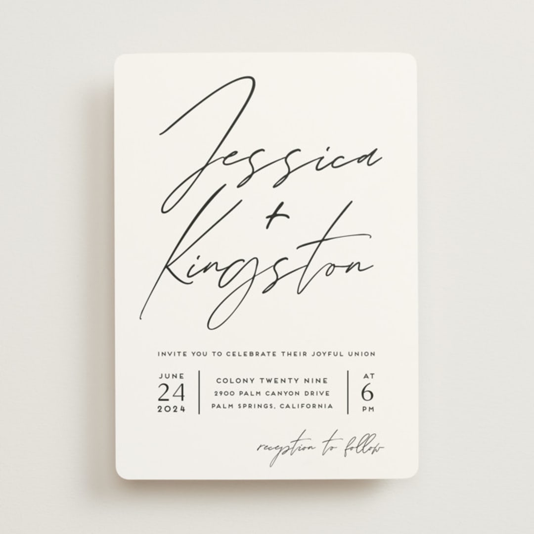 "requiem" - Wedding Invitations in Zen by silverscreen studio - Front