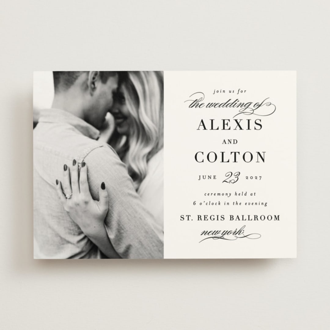 "Charming" - Wedding Invitations in Pearl by AK Graphics - Front