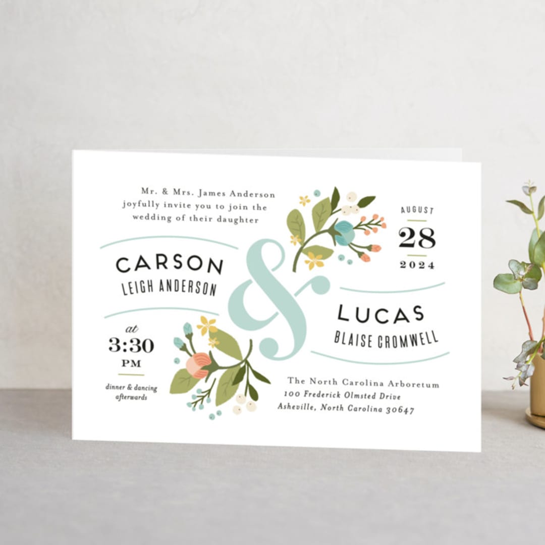 Floral Ampersand