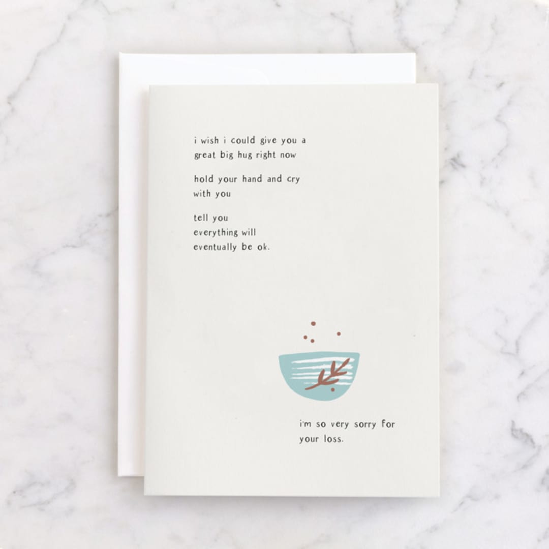 "Heartfelt" - Single Greeting Cards in Eggshell by Merian - Front