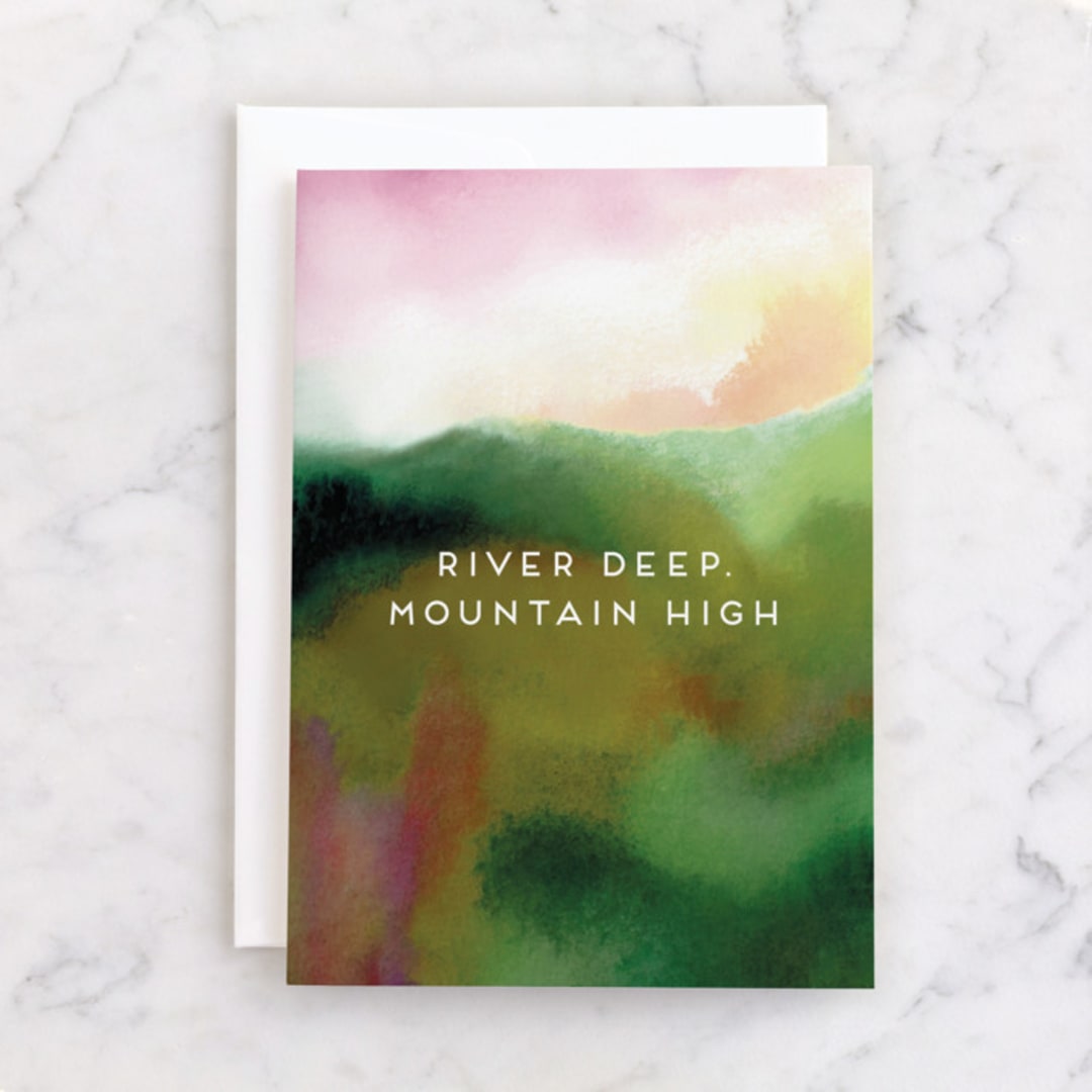 "Nature Lovers" - Single Greeting Cards in Forest by Jenny Partrite - Front