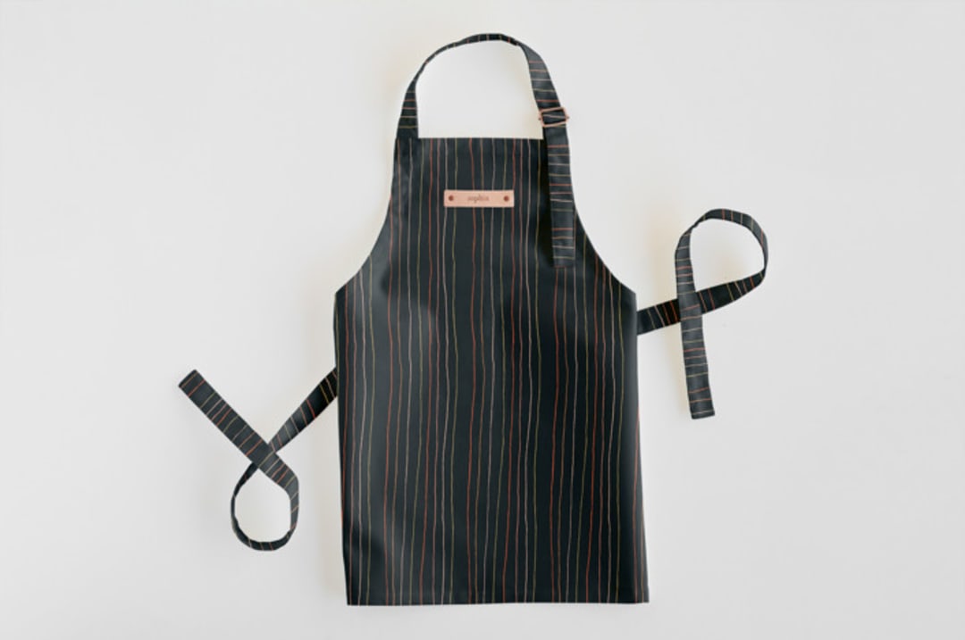 "Strands of Tradition 2" - Personalizable Children's Apron in Night by Multiple Artists - Personalizable Apron