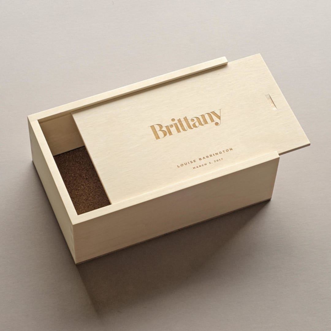 "The Editor - Keepsake Shoebox" - Keepsake Boxes in white by Artificer Wood Works