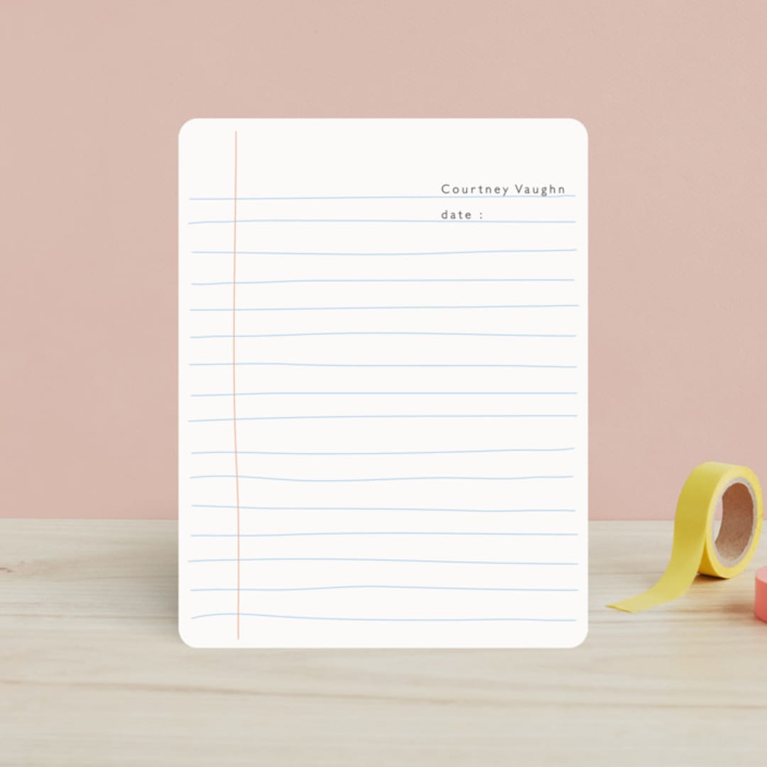 Lined Notebook