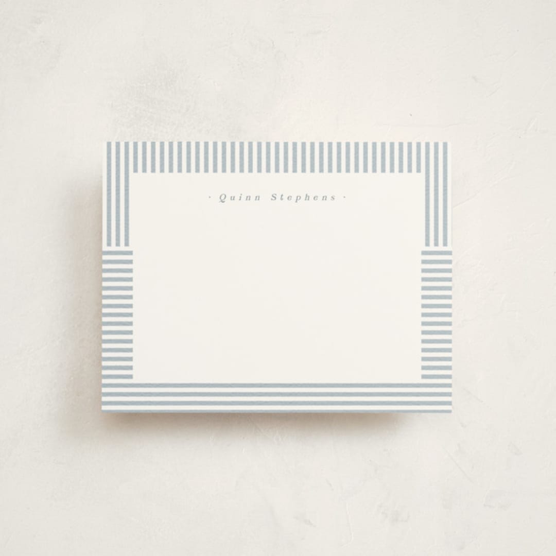 "Spring striped" - Children’s Stationery in Water by Lea Delaveris - Front