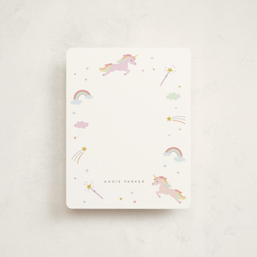 "Magical Day" - Children’s Stationery in Cloud by Anupama - Front
