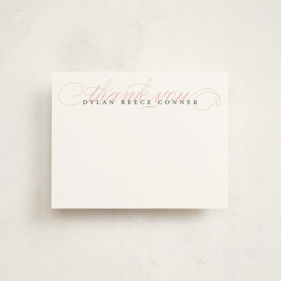 "Graceful Entrance" - Children’s Stationery in Cotton Candy by Jessica Williams - Front