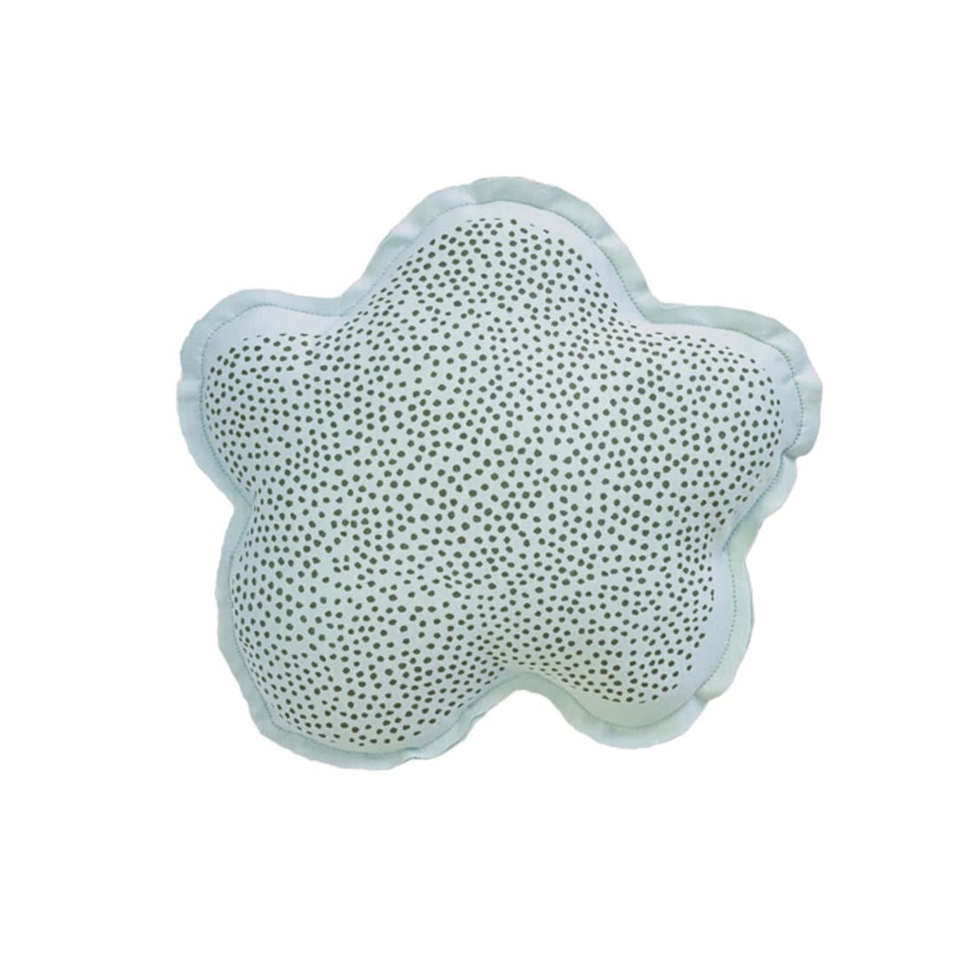 Small Cloud Shaped Pillow - Speckled Print