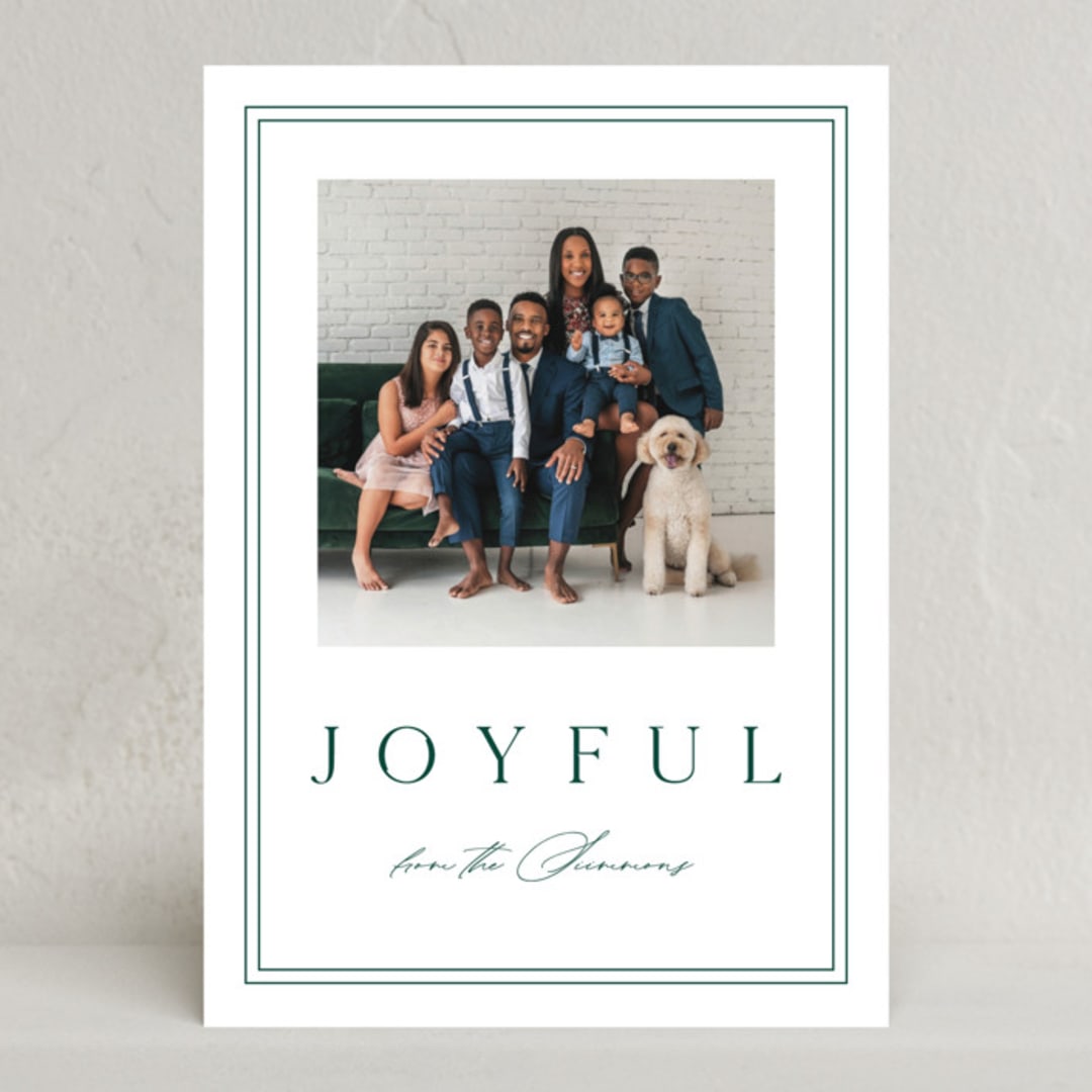 "Simple grace" - Kwanzaa Cards in Pine by Stacey Meacham - Front