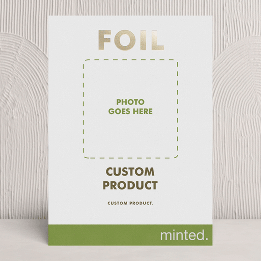 "Portrait Custom" - Lunar New Year Cards in Charcoal by Minted - Front