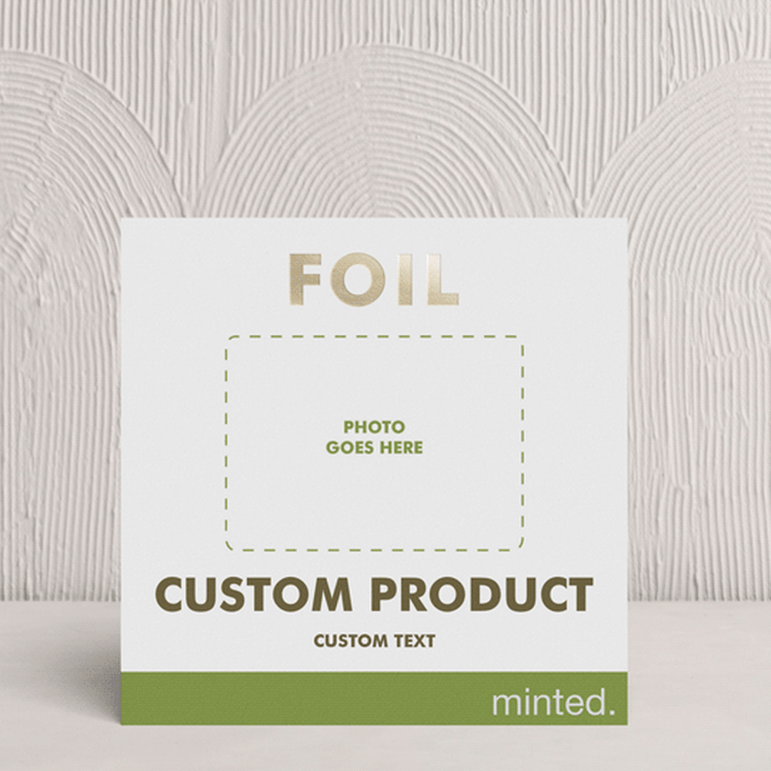 "Square Custom" - Lunar New Year Cards in Golden by Minted - Front