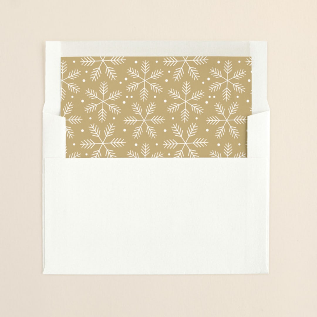"Cascade" - Slip-In Envelope Liners in Wheat by Lauren Chism - Liner in envelope