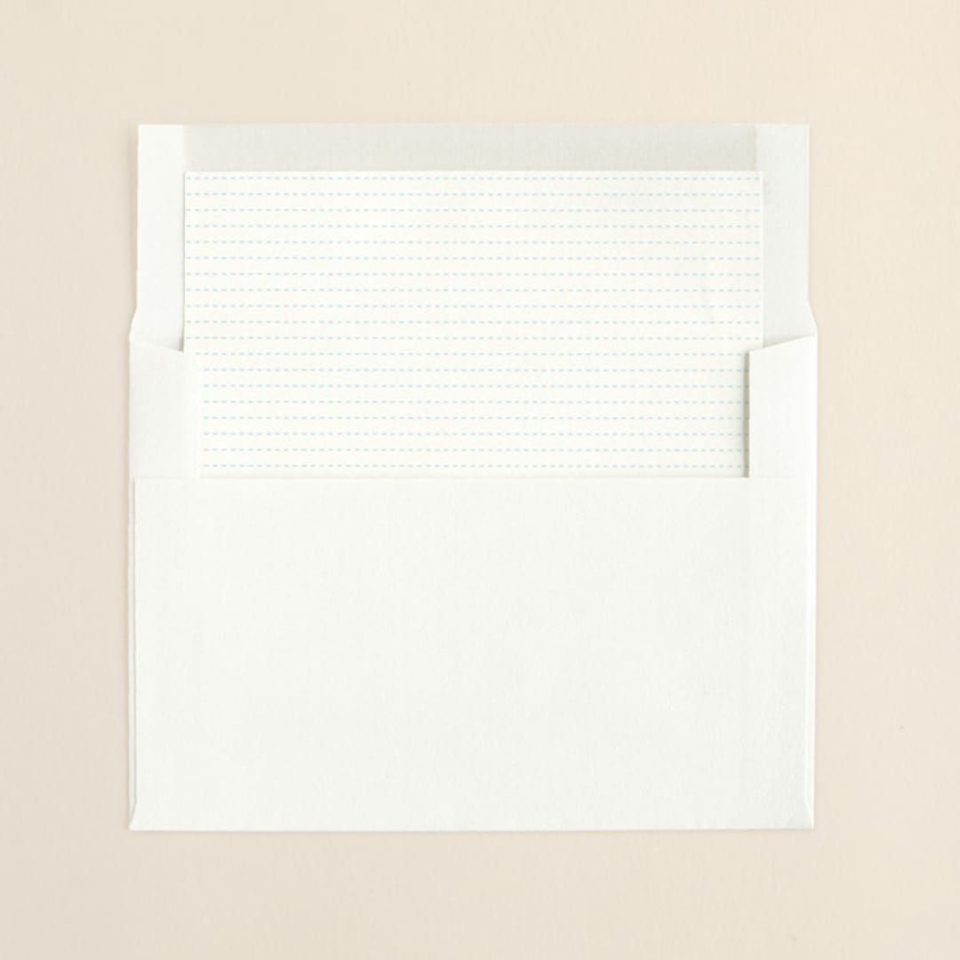 "Destination" - Slip-In Envelope Liners in Sky Blue by leslie hamer - Liner in envelope