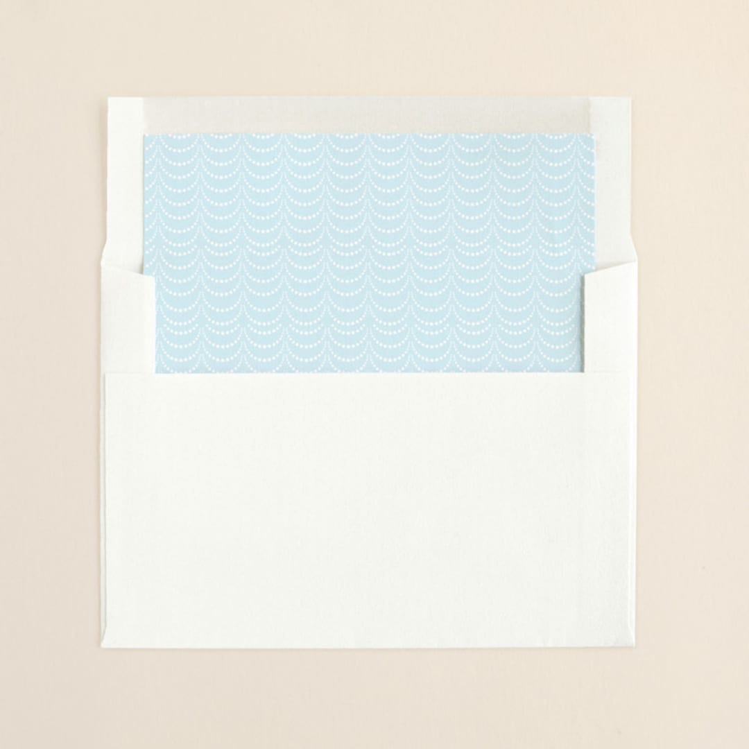 "Modern Swag" - Slip-In Envelope Liners in Blue Frost by danielleb - Liner in envelope