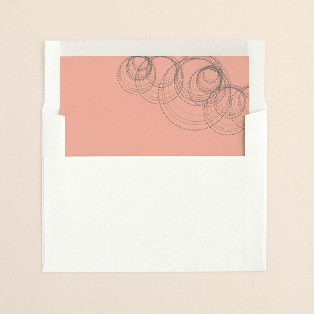 "Intricate" - Slip-In Envelope Liners in Poppy by Andrea Van Voorst - Liner in envelope