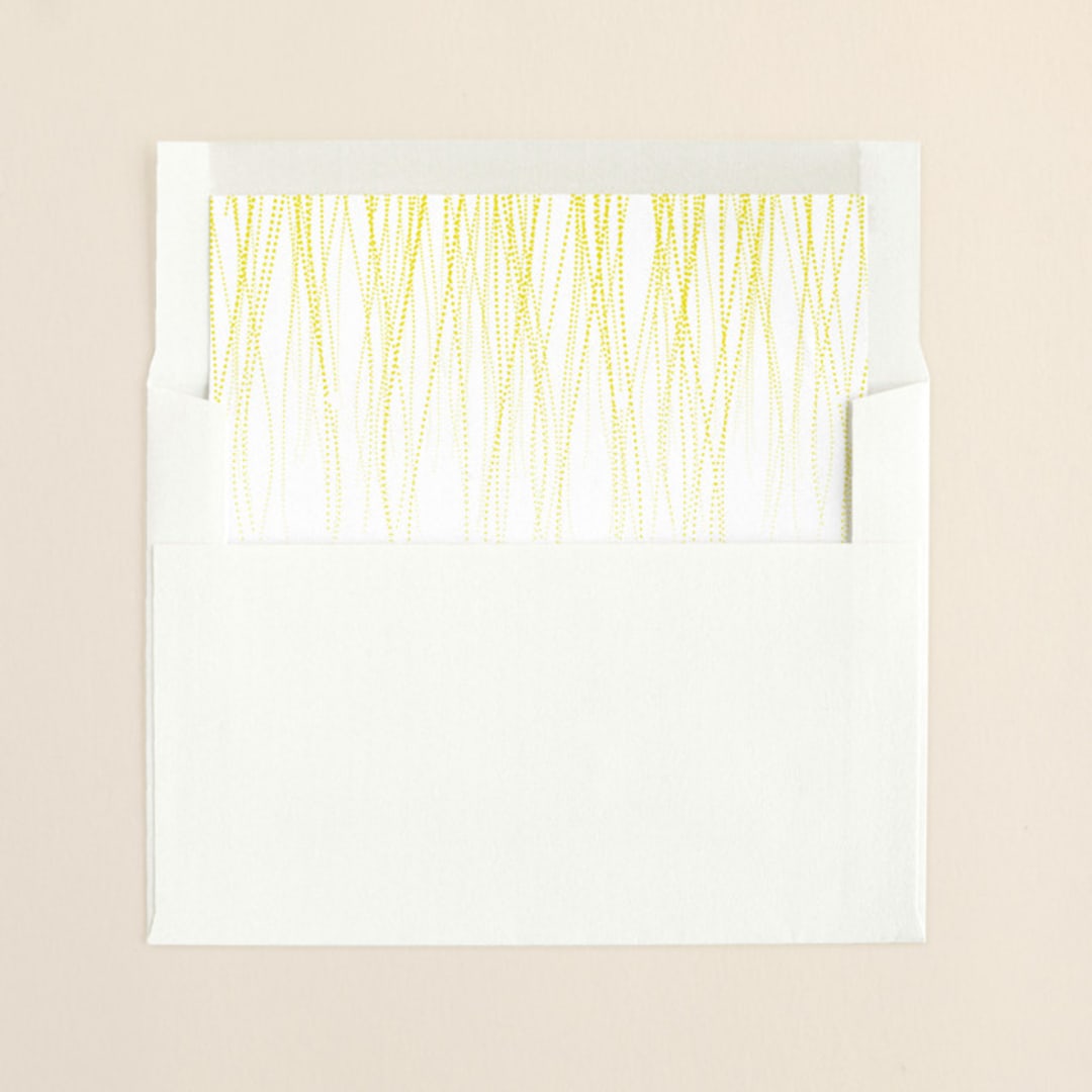 "Goldshine" - Slip-In Envelope Liners in Lemon Zest by Lisa Samartino Design - Liner in envelope