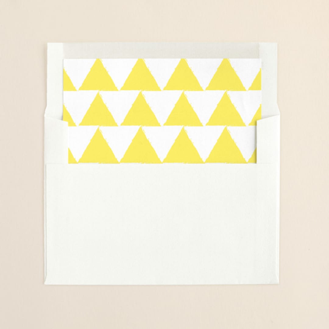 "Calm-ish + Bright" - Slip-In Envelope Liners in Halo by Lizzy McGinn - Liner in envelope