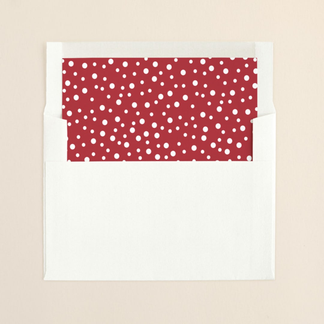 "JOY TOY" - Slip-In Envelope Liners in Cranberry by silverscreen studio - Liner in envelope