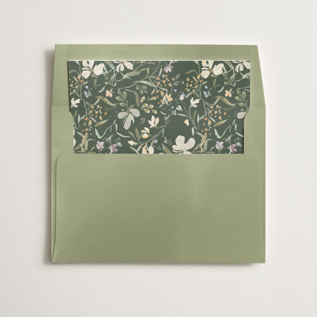"Aster" - Slip-In Envelope Liners in Garden by Itsy Belle Studio - Liner in envelope