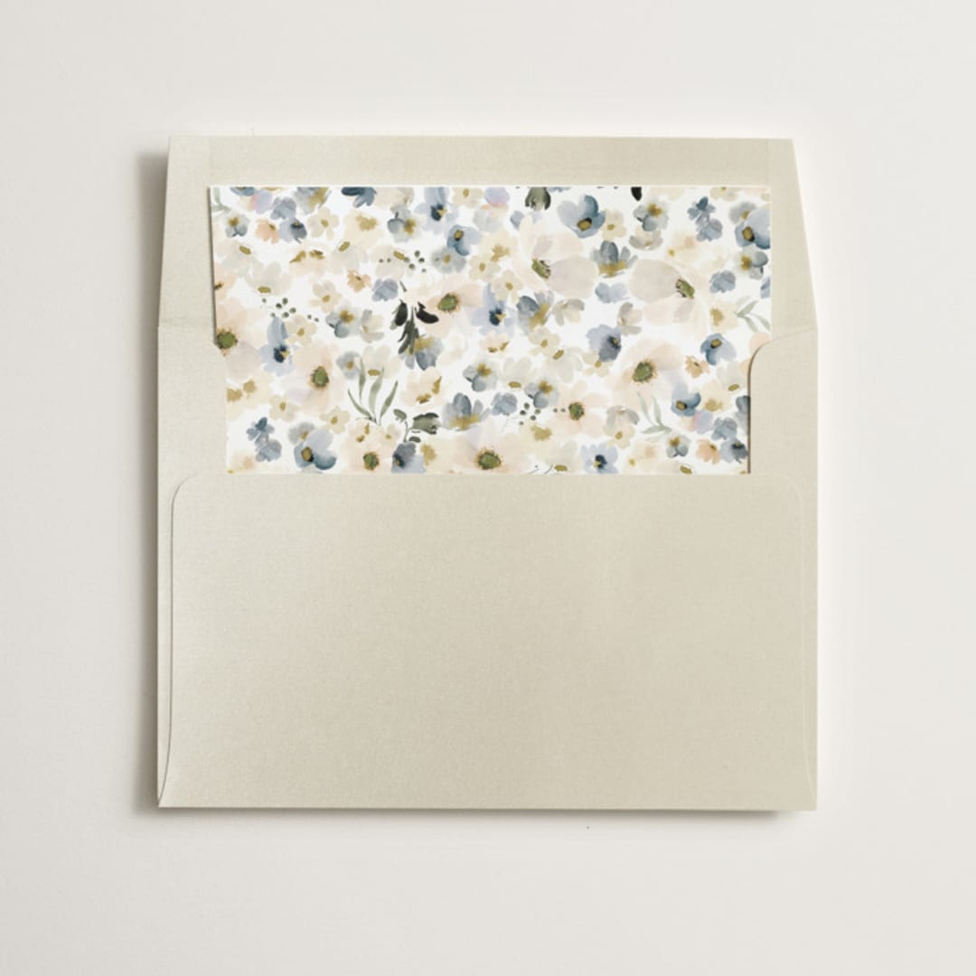 "Swept Away" - Slip-In Envelope Liners in Pool by Leah Bisch - Liner in envelope