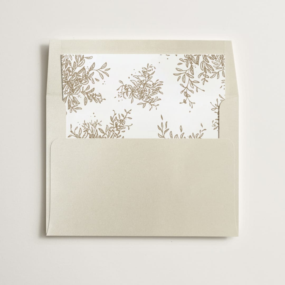 "Reflection" - Slip-In Envelope Liners in Sand by Leah Bisch - Liner in envelope