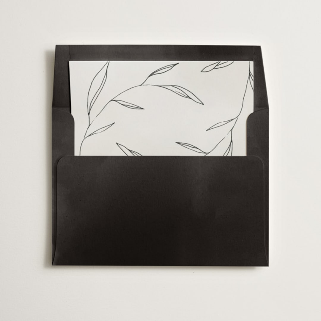 "Waldorf" - Slip-In Envelope Liners in Taupe by Kelly Schmidt - Liner in envelope