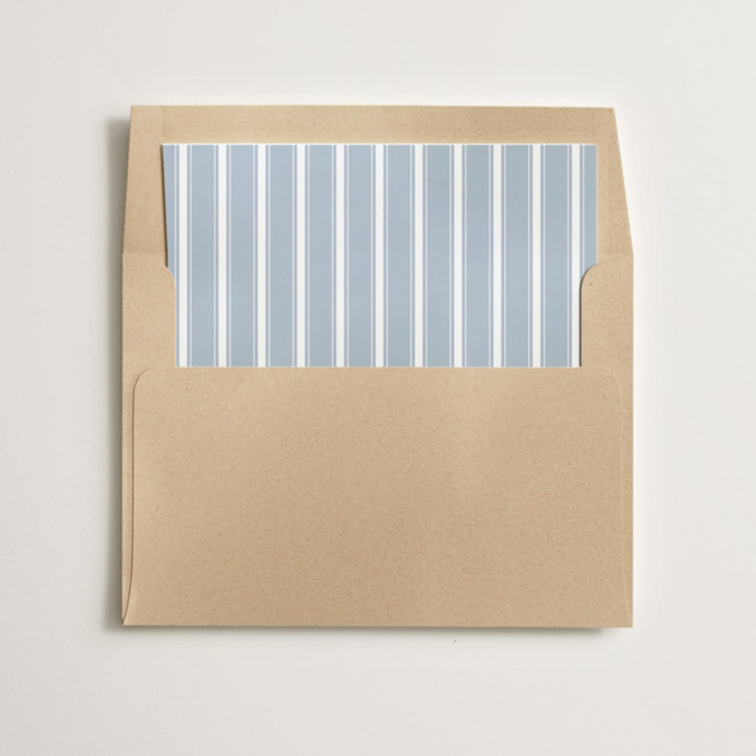 "Hartford" - Slip-In Envelope Liners in Powder by Erin L. Wilson - Liner in envelope
