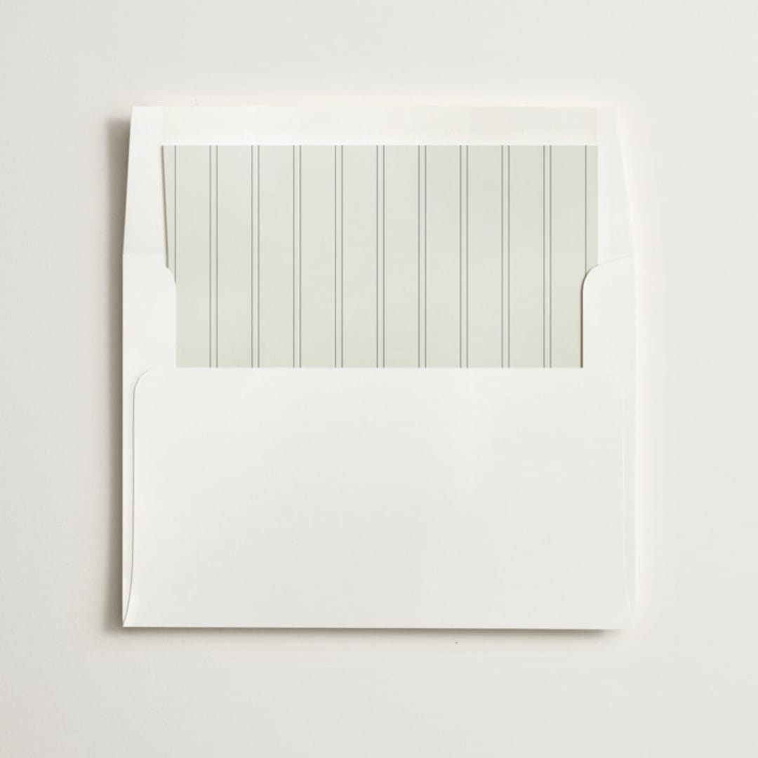 "Cedar creek" - Slip-In Envelope Liners in Ivory by Stacey Meacham - Liner in envelope